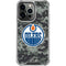 NHL Edmonton Oilers Camo iPhone 15 Pro Clear Case